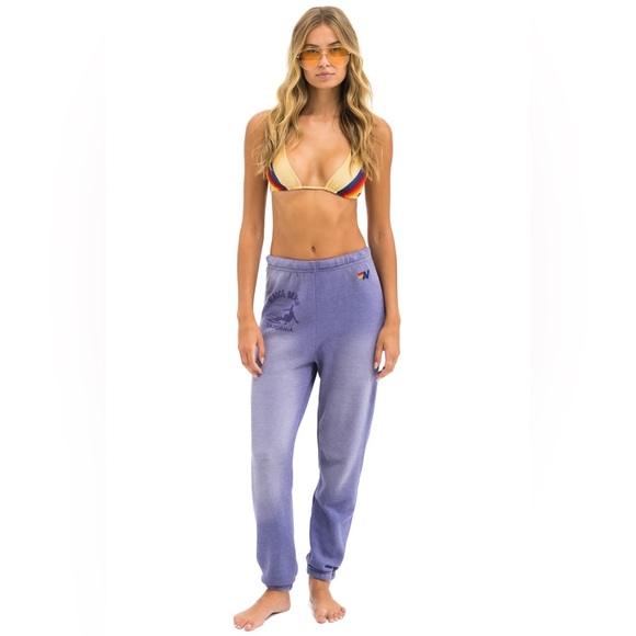 AVIATOR NATION | ✨NEW✨ Venice Surfer Sweatpants in Faded Grape - Picture 3 of 5
